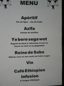 REPAS AFRICAIN